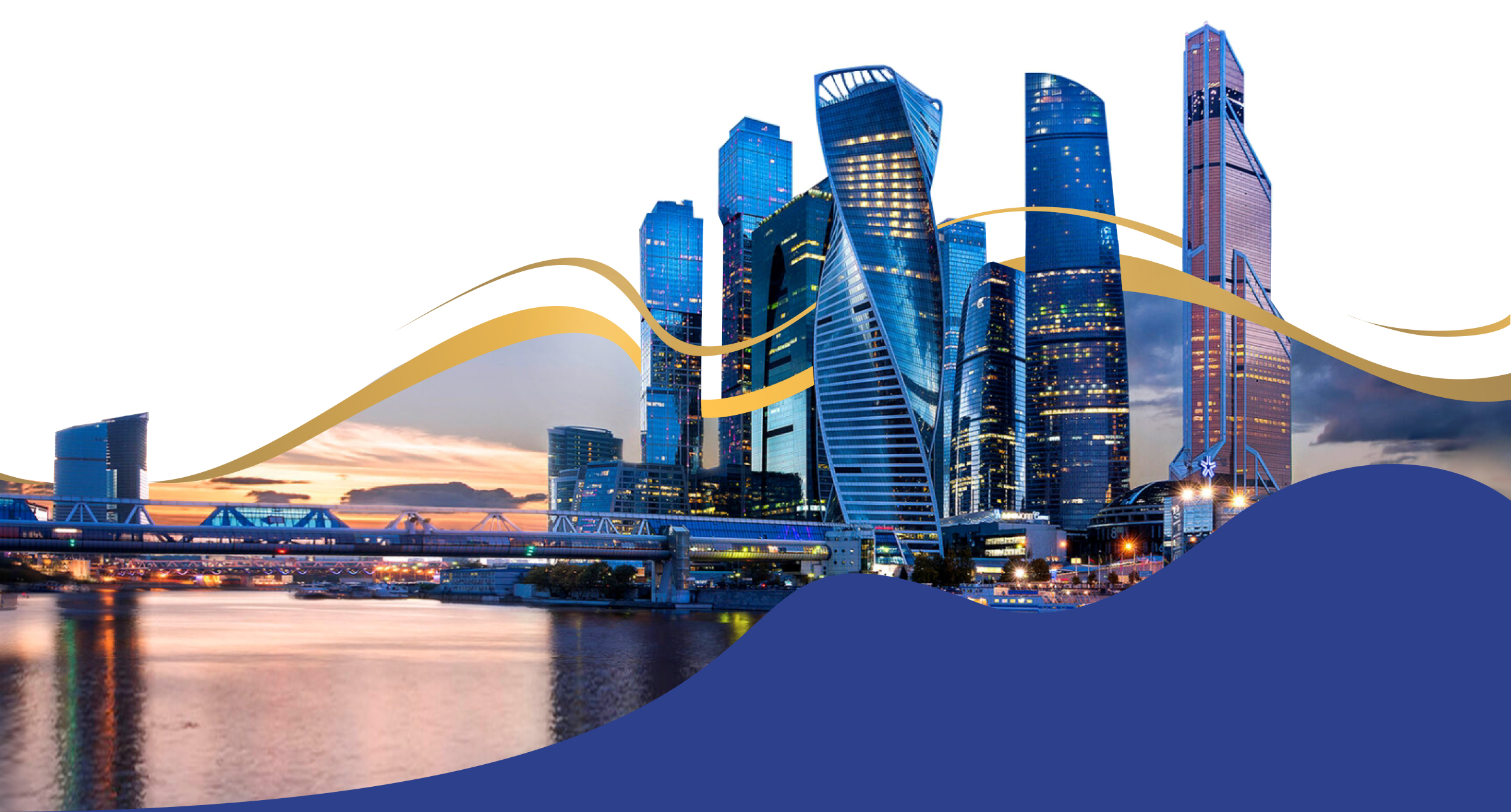 Москва-Сити, золотые ленты и синяя волна — ключевой визуал ThyreoCan 2026